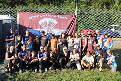 Team photo after Operation Pegasus Jump